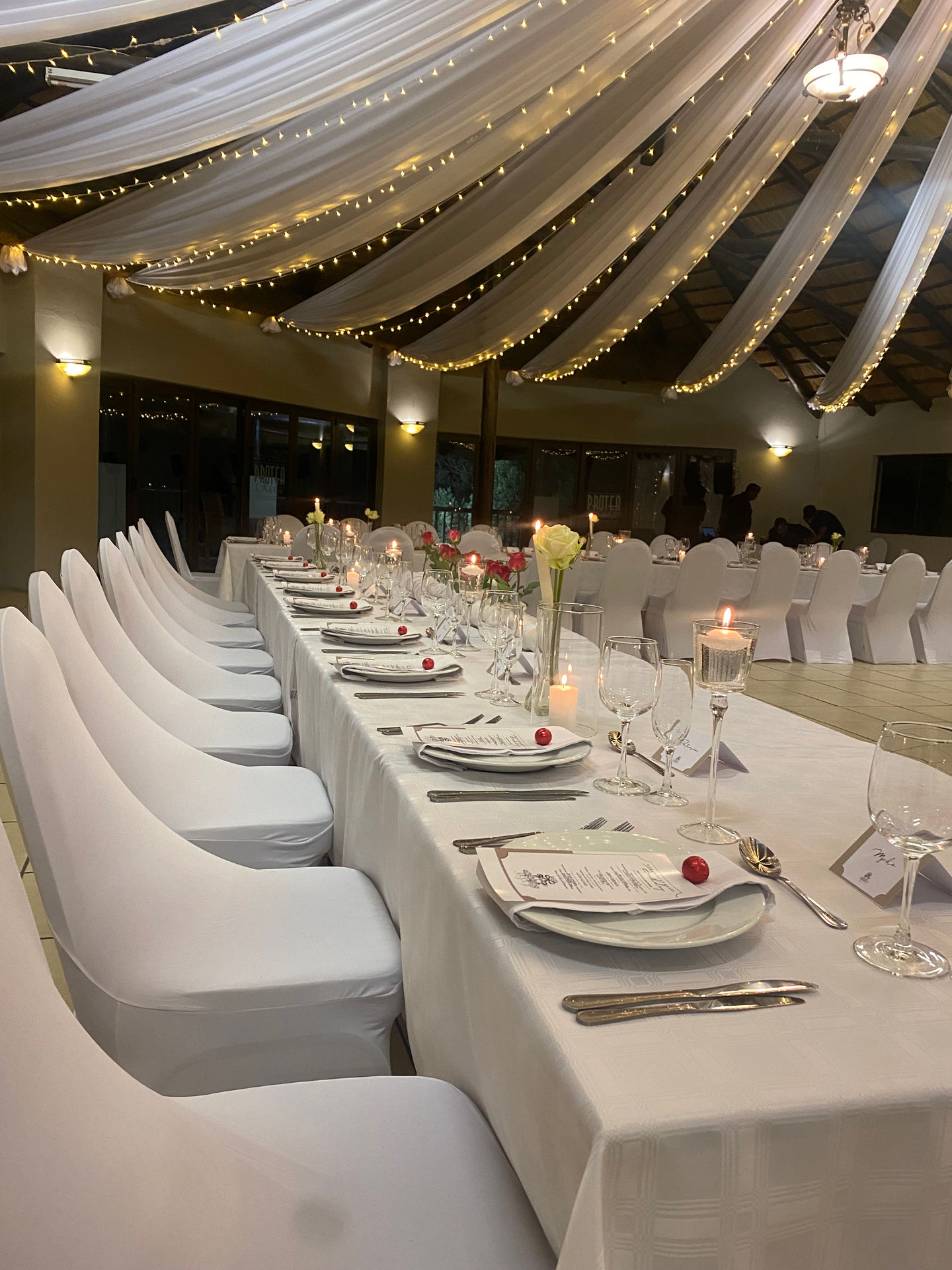Celebration setup at Protea Ridge Lodge