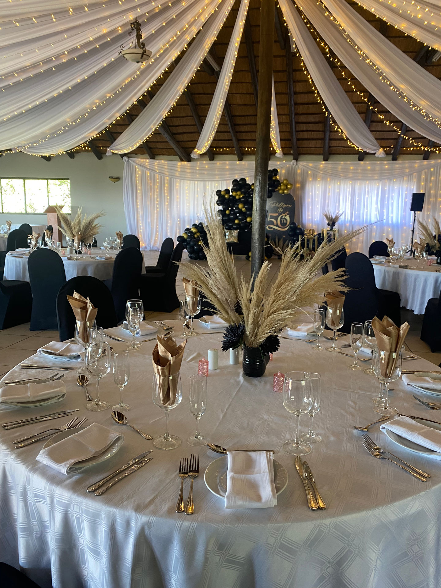 Celebration setup at Protea Ridge Lodge