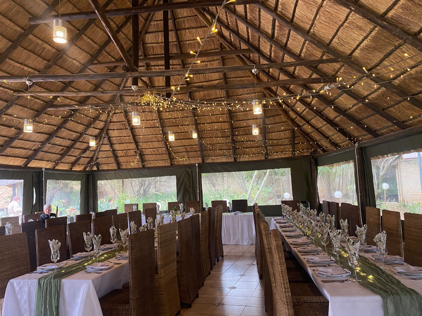 Celebration setup at Protea Ridge Lodge